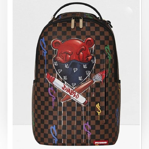Sprayground Bags Spraygrounddiablo Villain Backpack Poshmark